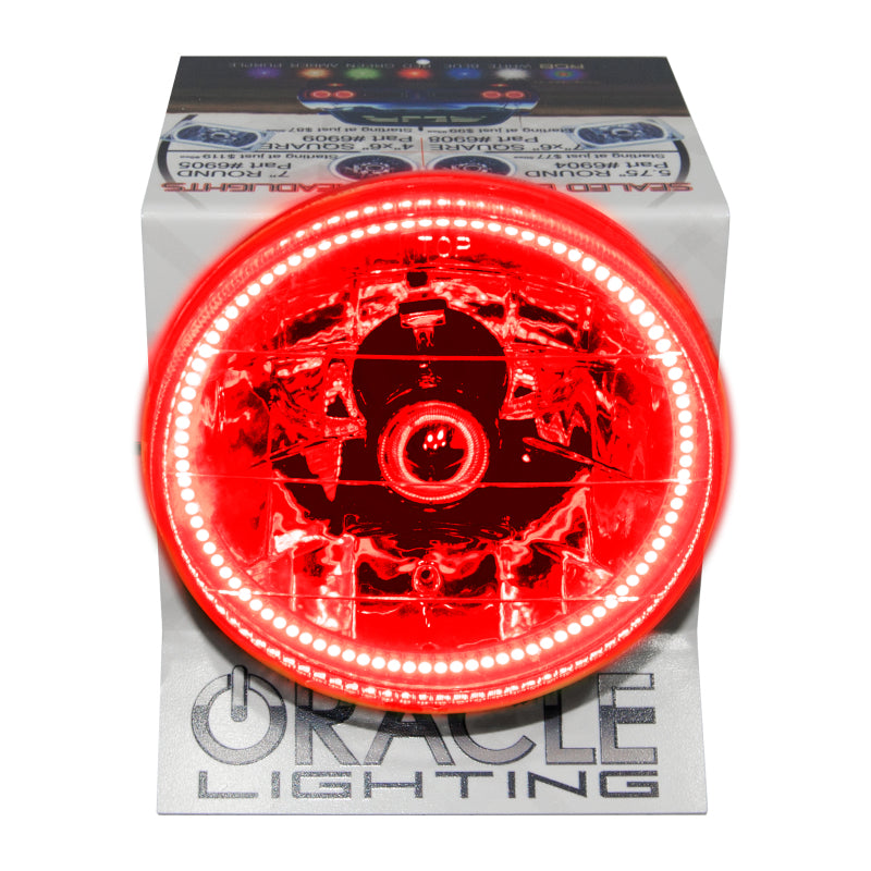 Oracle 5.75 Sealed Beam Powered Display - Red-thumbmail-3
