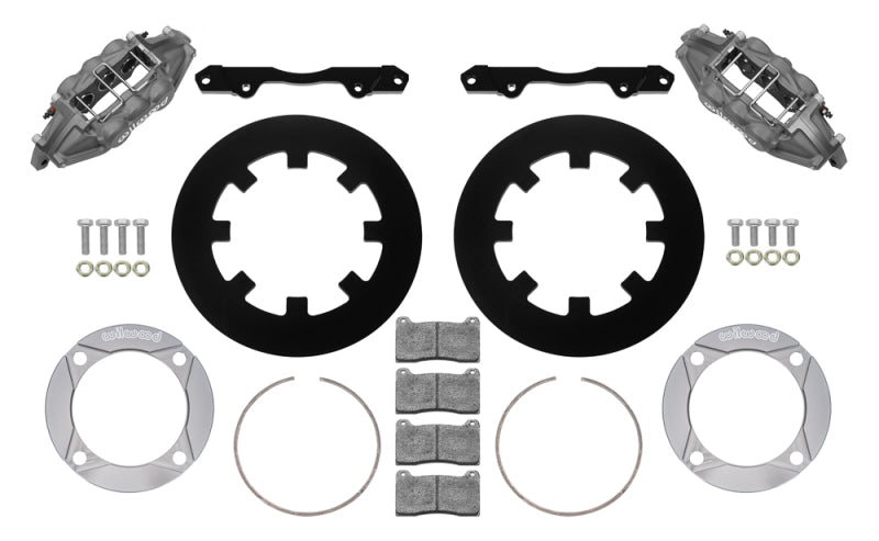 Wilwood 2014+ Polaris RZR XP 1000 Front Kit 11.25in - Anodized-thumbmail-2