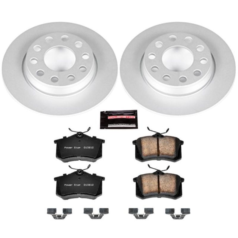 Power Stop 02-05 Audi A4 Rear Z23 Evolution Sport Coated Brake Kit-thumbmail-1