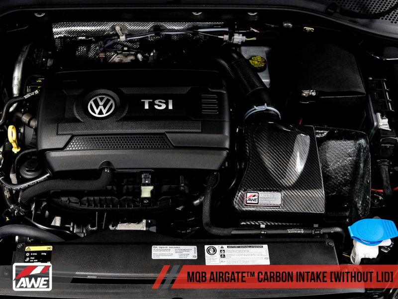 AWE Tuning Audi / Volkswagen MQB 1.8T/2.0T/Golf R Carbon Fiber AirGate Intake w/ Lid-thumbmail-21