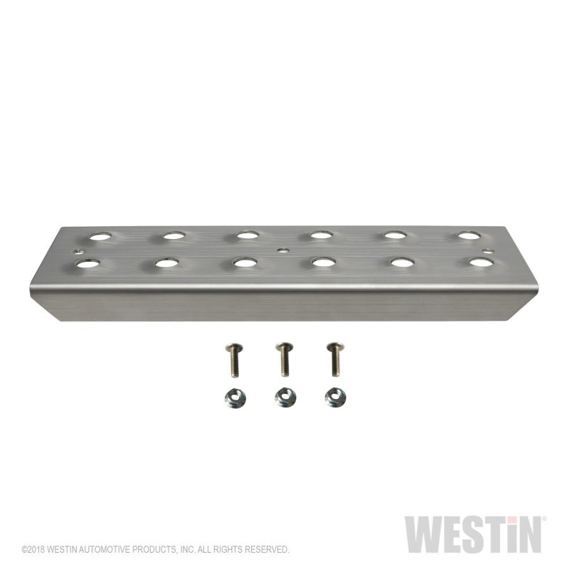Westin 11in Step Plate w/screws (Set of 2)- Stainless Steel-thumbmail-4