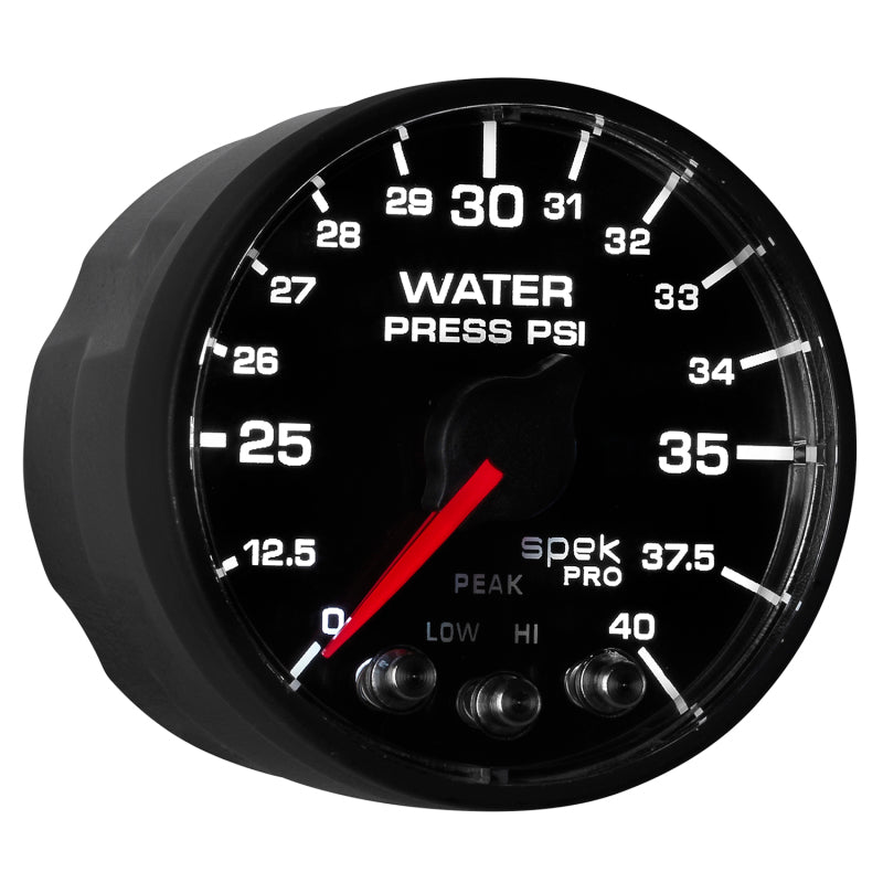 Autometer Spek-Pro - Nascar 2-1/16in Water Press 0- 40 psi Bfb-thumbmail-8