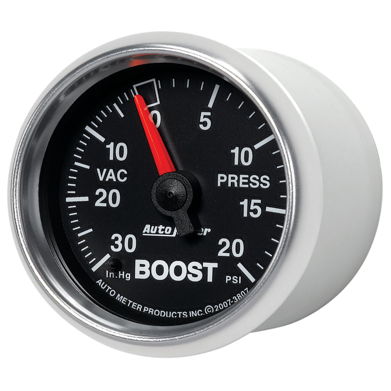 Autometer GS 52mm 30 in Hg/20 psi Mechanical Vacuum/Boost Gauge-thumbmail-7