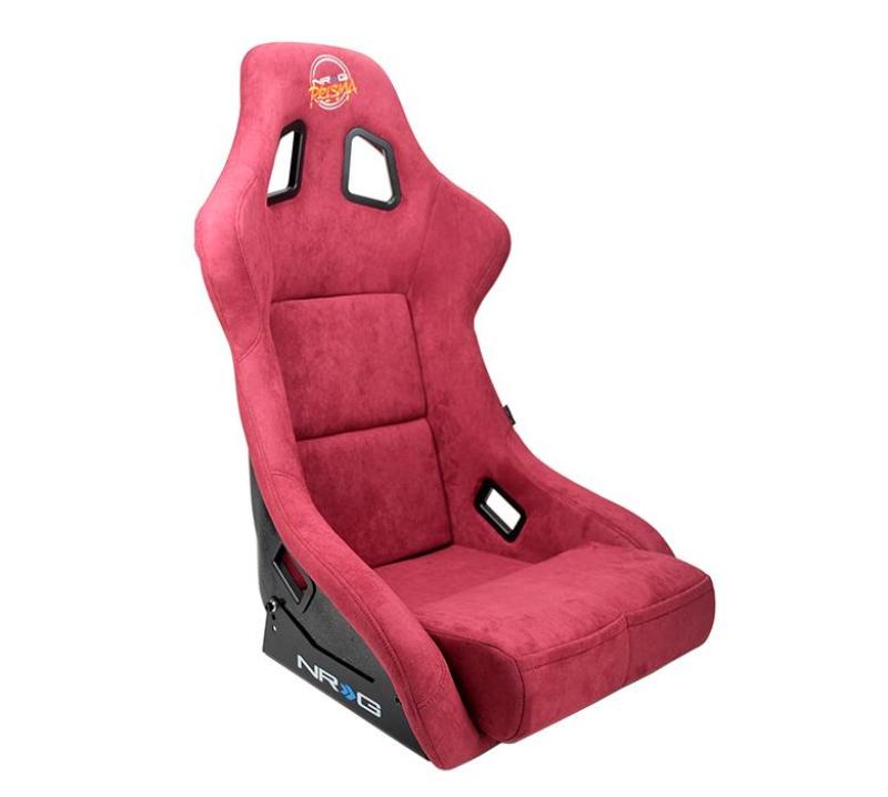 NRG FRP Bucket Seat PRISMA Edition - Medium (Maroon/ Pearlized Back)-thumbmail-4