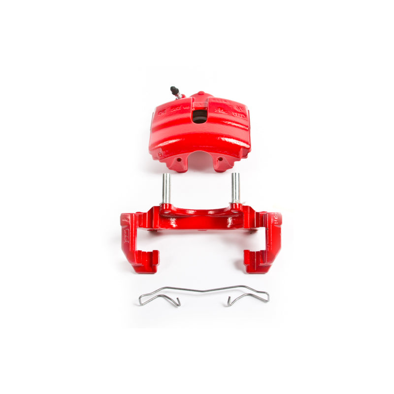 Power Stop 10-12 Audi A3 Front Red Calipers w/Brackets - Pair-thumbmail-1