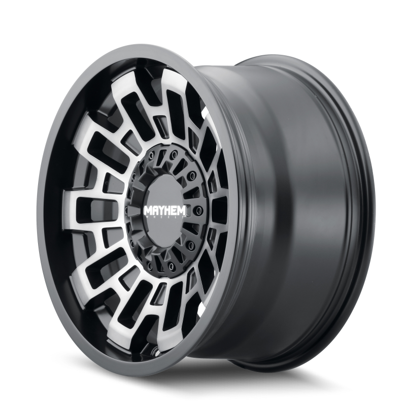 Mayhem 8113 Cortex 17x9 / 5x127 BP / -12mm Offset / 87.1mm Hub Matte Black w/ Dark Tint Wheel-thumbmail-2