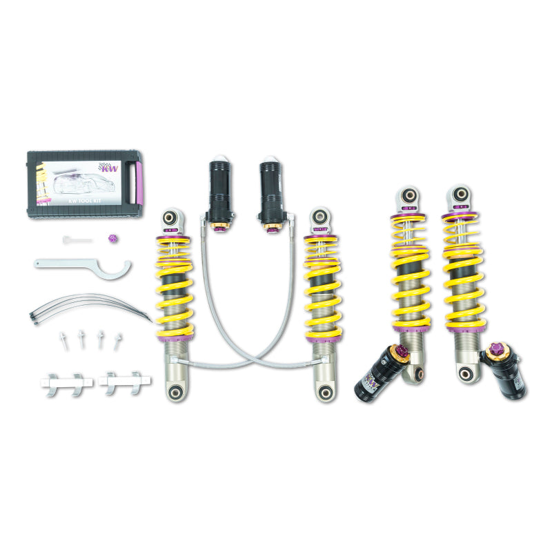 KW Coilover Kit V4 2010-2015 Audi R8 (42) V8 Including Spyder w/o Magnetic Ride-thumbmail-2