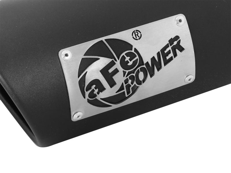 aFe MACHForce-XP 3.5in 409 Stainless Steel Exhaust Tip 3.5in x 4.5in Out x 12in L Clamp-On-thumbmail-7