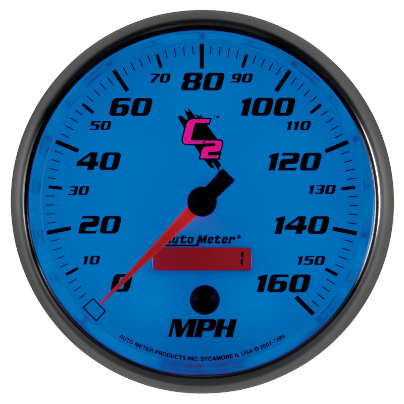 Autometer C2 5 inch 160MPH In-Dash Electronic Programmable Speedometer-thumbmail-6