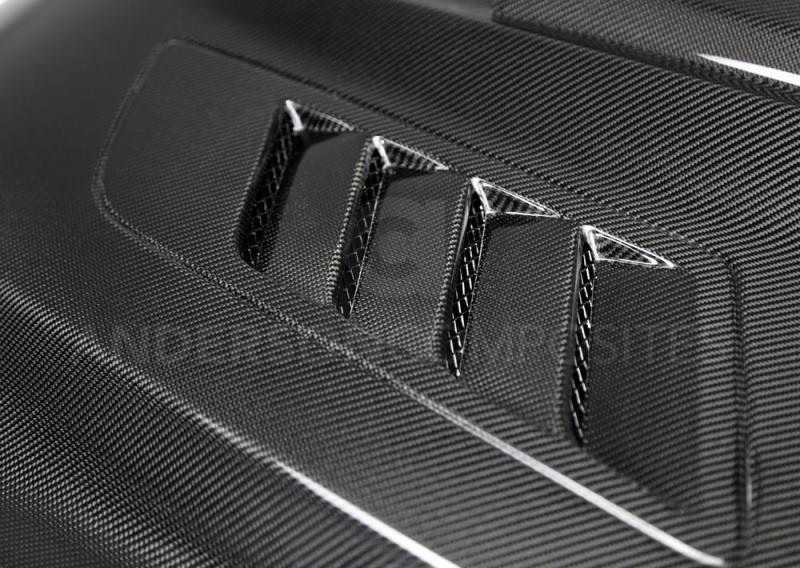 Anderson Composites 15-17 Ford Mustang (Excl. GT350/GT350R) Ram Air Double Sided Hood-thumbmail-7
