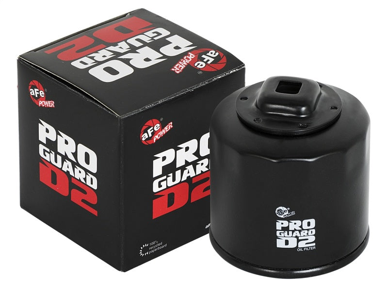 aFe Pro GUARD D2 Oil Filter 02-17 Nissan Cars L4/  04-17 Subaru Cars H4 (4 Pack)-thumbmail-9