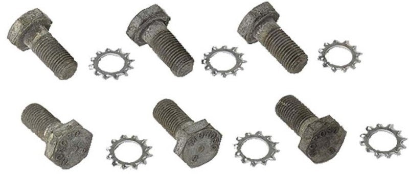 Moroso Chevrolet Big Block/Small Block/90 Degree V6 Flex Plate Bolts - Steel - 6 Pack-thumbmail-1