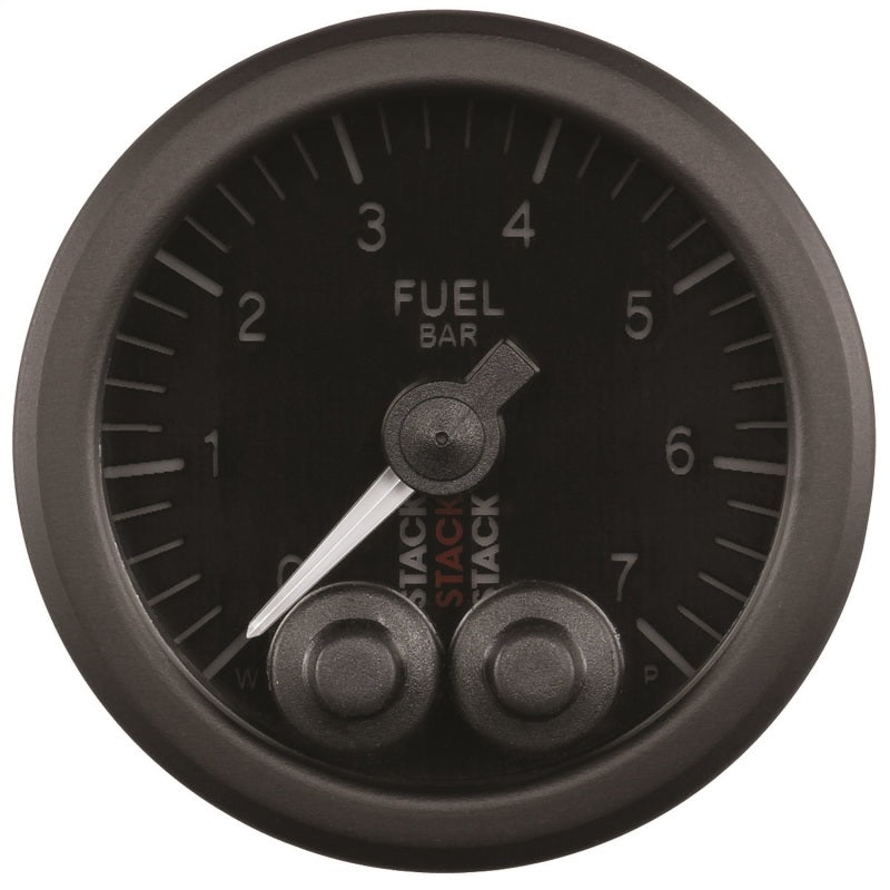 Autometer Stack 52mm 0-7 Bar M10 Male Pro-Control Fuel Pressure Gauge - Black-thumbmail-3