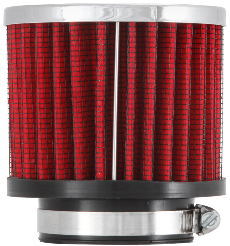 K&N 1.75in Flange ID x 3in OD x 2.5in H Chrome Finish Rubber Base Crankcase Vent Filter-thumbmail-5