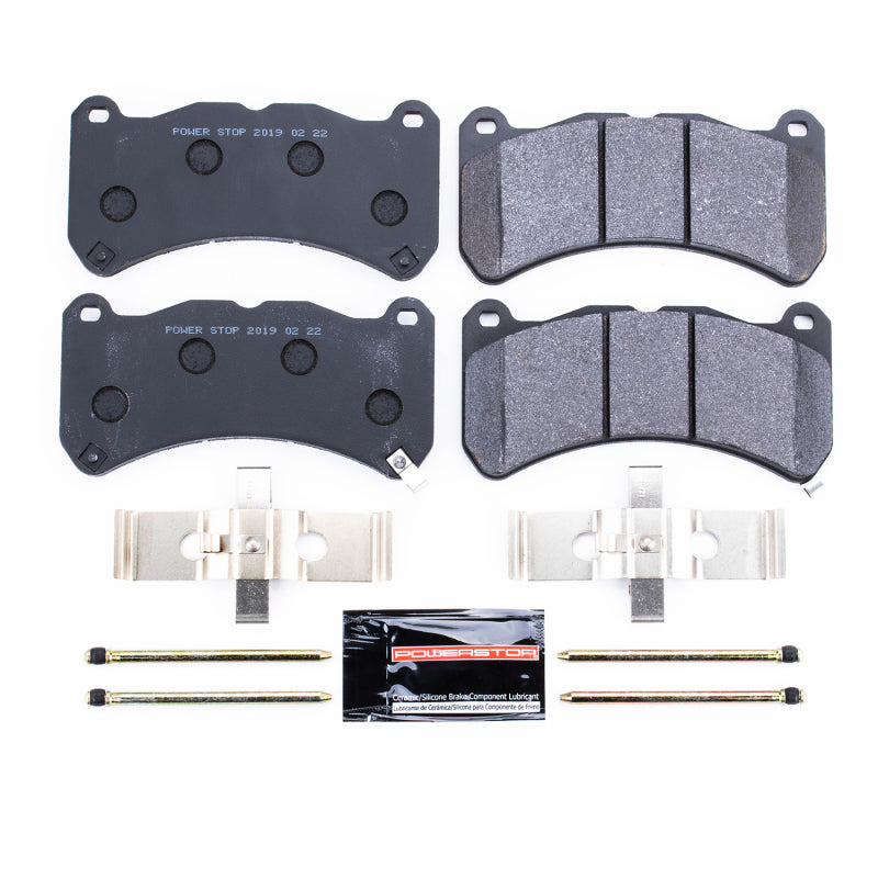 Power Stop 13-14 Ford Mustang Front Track Day Brake Pads-thumbmail-2