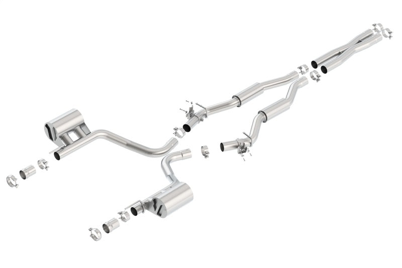 Borla 2015 Dodge Challenger SRT/392 Hemi 6.4L V8 S-TYPE Catback Exhaust w/ Valves Factory Bezel-thumbmail-2