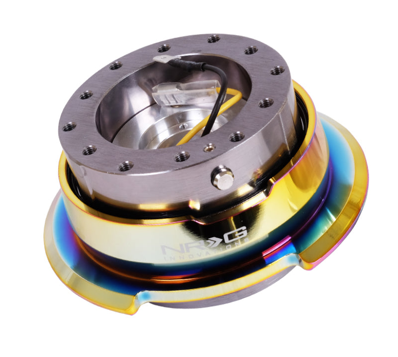 NRG Quick Release Gen 2.8 - Gun Metal Body / Neochrome Ring-thumbmail-2