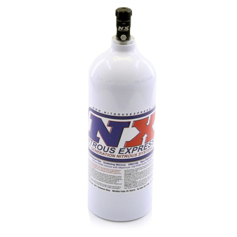 Nitrous Express 5lb Bottle w/Motorcycle Valve (5.25 Dia x 16.14 Tall)-thumbmail-2