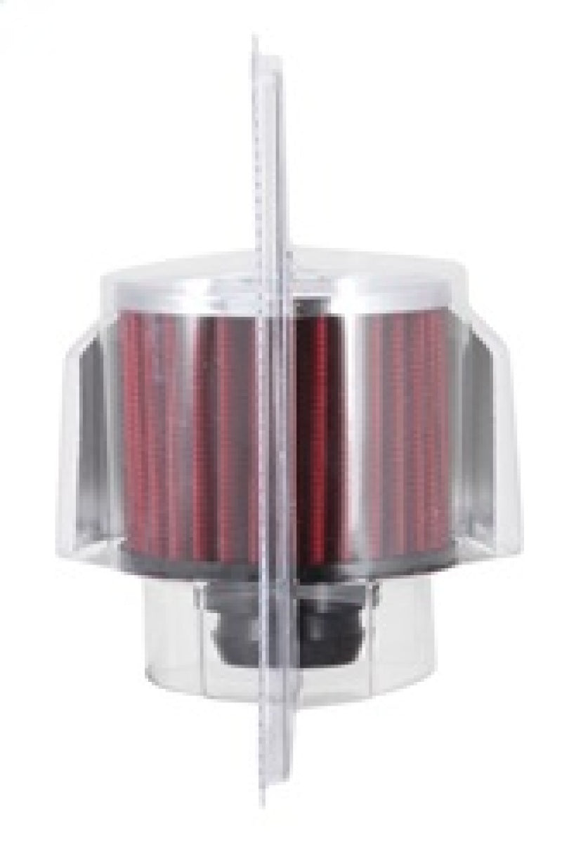 K&N 1in Flange L x 3in OD x 2.5in Height Clamp On Crankcase Vent Filter-thumbmail-17