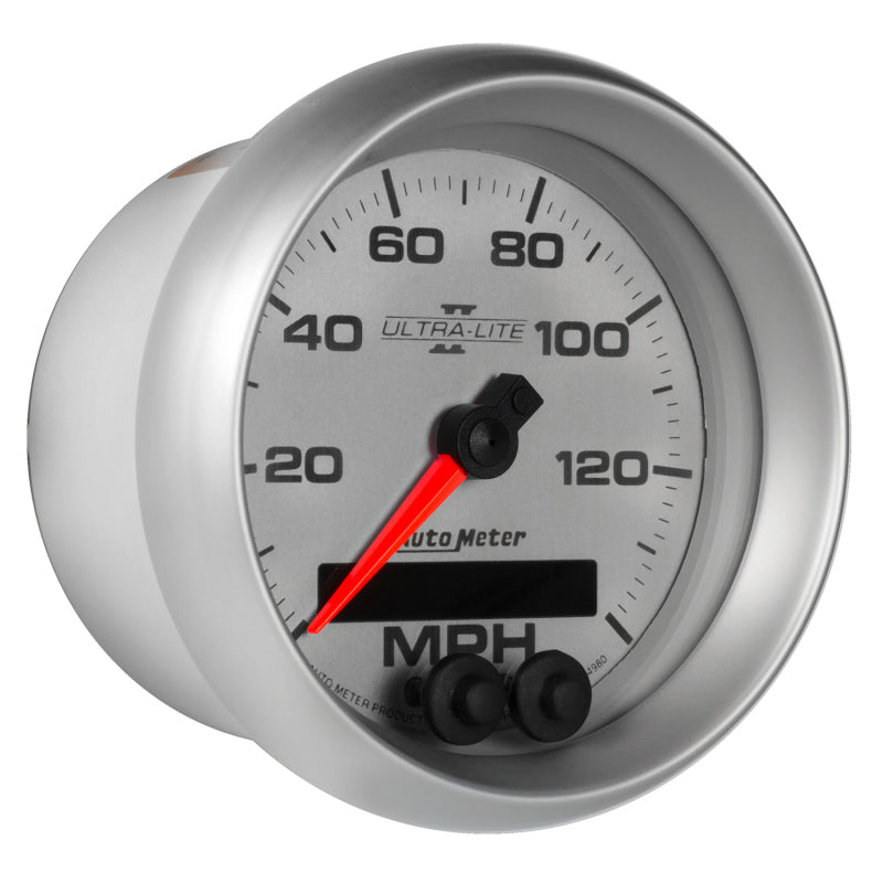 Autometer Ultra-Lite II 3-3/8in 0-140MPH In-Dash Electronic GPS Programmable Speedometer-thumbmail-6