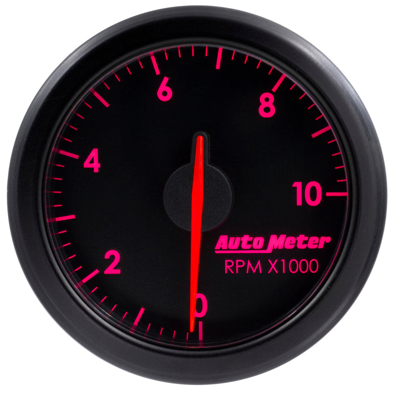 Autometer Airdrive 2-1/6in Tachometer Gauge 0-10K RMP - Black-thumbmail-7