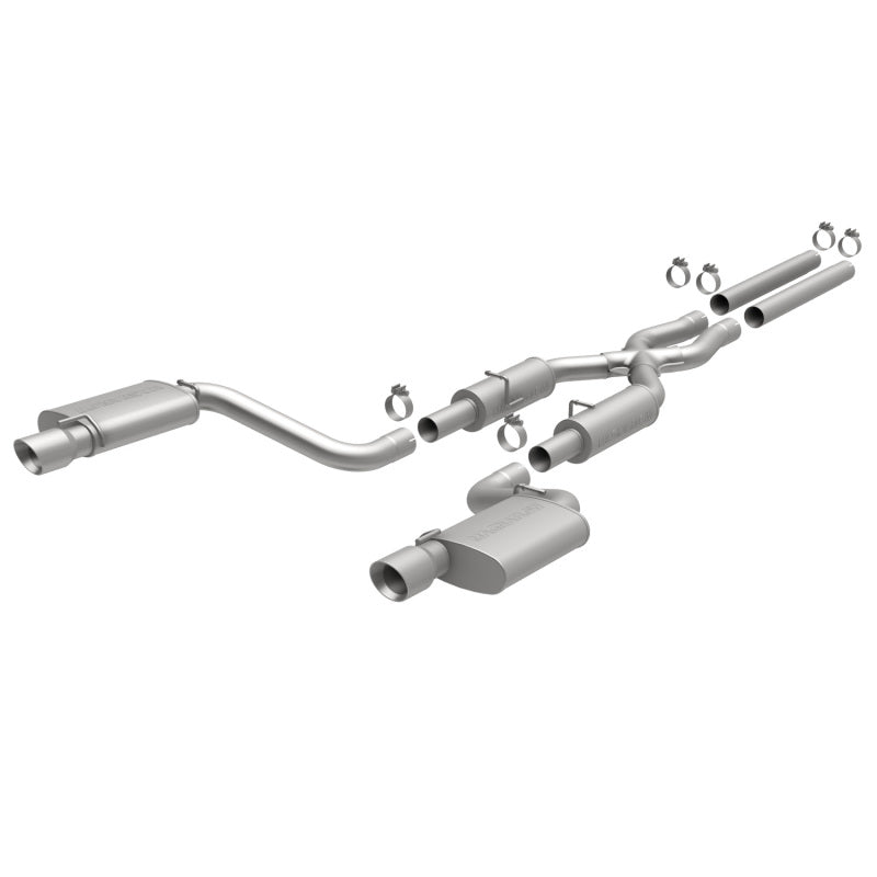 MagnaFlow 11-12 Dodge Charger SRT-8 Hemi Dual Split Rear Exit Stainless Cat-Back Performance Exhaust-thumbmail-2