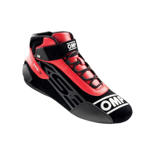 OMP KS-3 Shoes My2021 Black/Red - Size 32