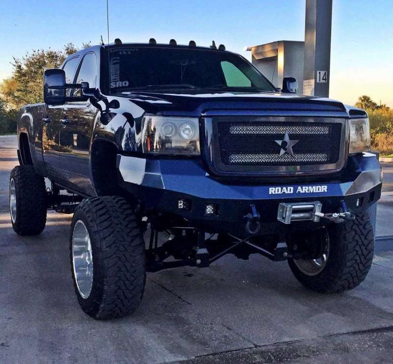 Road Armor 11-14 Chevy 2500 Stealth Front Winch Bumper - Tex Blk-thumbmail-3