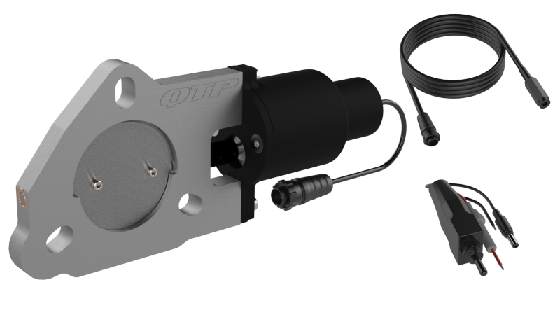 QTP 2.25in Bolt-On QTEC Electric Cutout Valve - Single-thumbmail-5