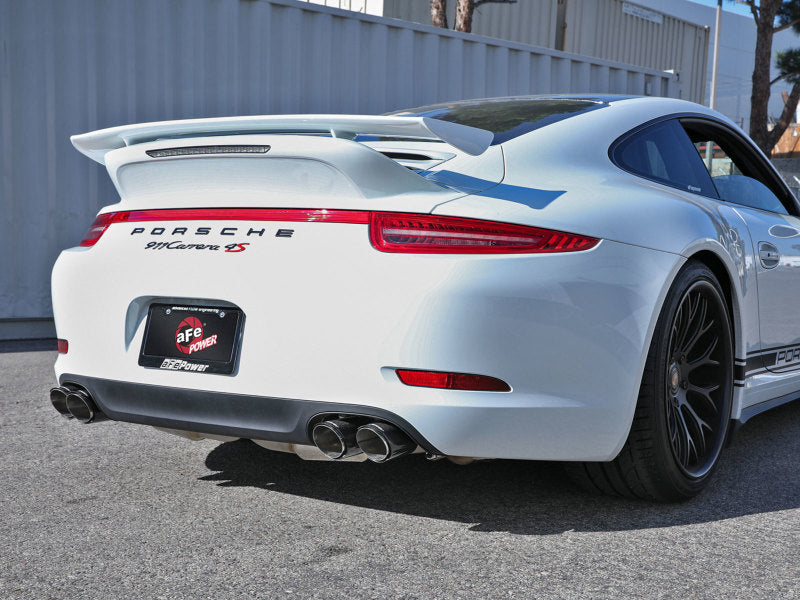 aFe MACHForce XP 12-16 Porsche 911 Carrera H6-3.8L SS-304 Cat-Back Exhaust w/Carbon Fiber Tips-thumbmail-4