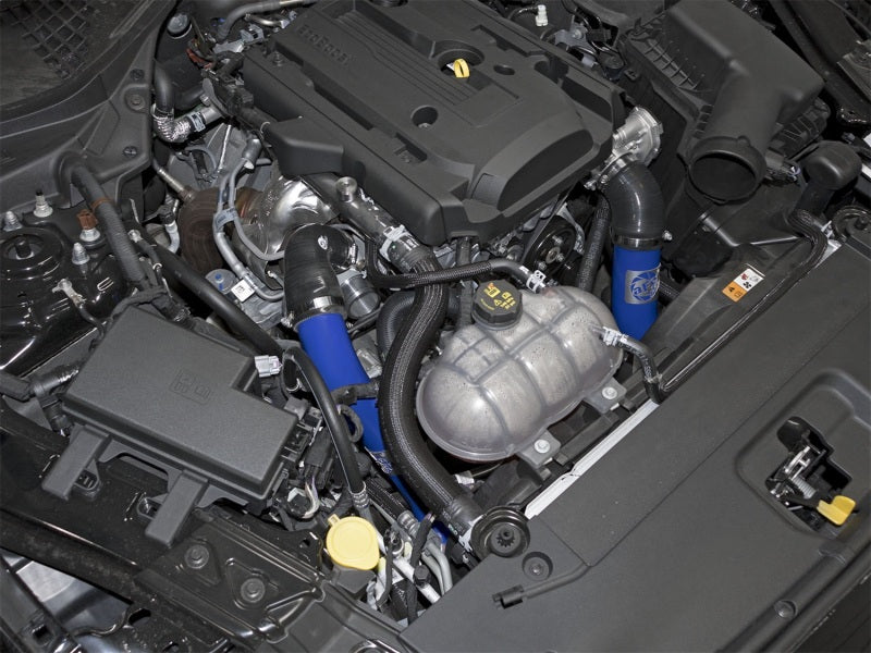 aFe Bladerunner Intercoolers I/C (Hot Side) - Blue 15-16 Ford Mustang L4-2.3L (t)-thumbmail-2