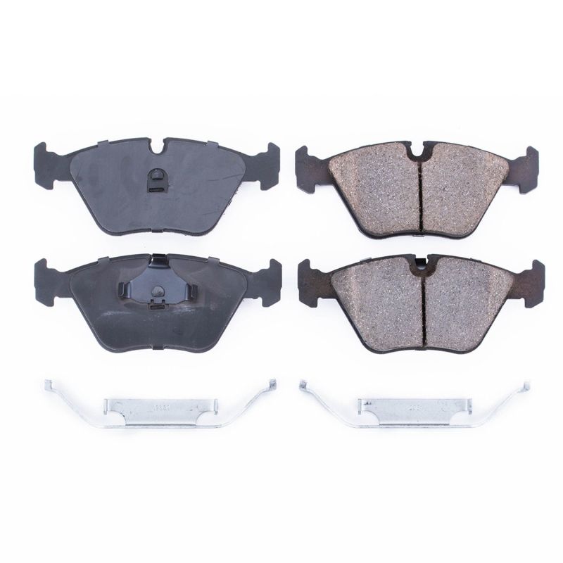 Power Stop 89-91 Audi 200 Front Z17 Evolution Ceramic Brake Pads w/Hardware-thumbmail-1