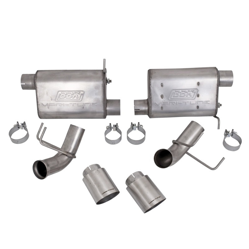 BBK 11-14 Mustang GT VariTune Axle Back Exhaust Kit (Stainless Steel)-thumbmail-4