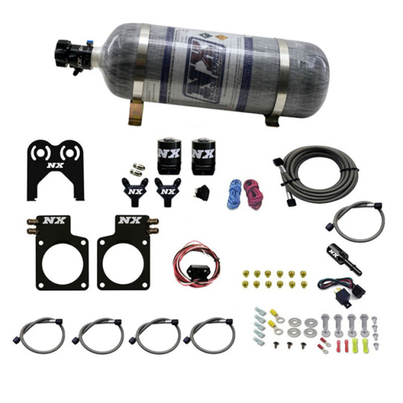 Nitrous Express Nissan GT-R Nitrous Plate Kit (35-300HP) w/Composite Bottle-thumbmail-2