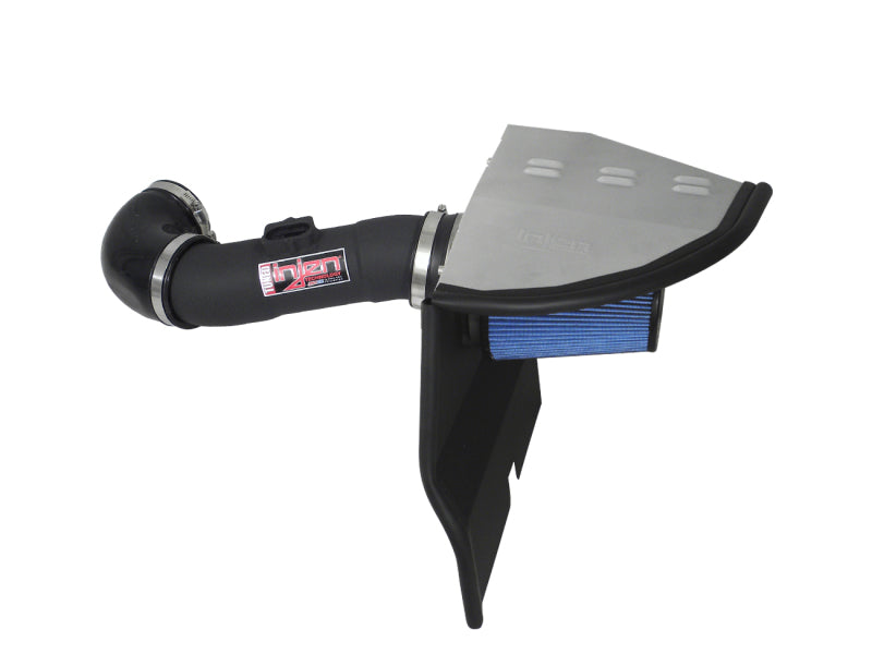 Injen 12-14 Chev Camaro SRI 3.6L V6 Wrinkle Black Short Ram Pwr-Flow Intake Sys w/MR Tech&Air Fusion-thumbmail-2