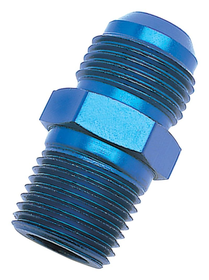 Russell Performance -4 AN to 3/8in NPT Straight Flare to Pipe (Blue)-thumbmail-3