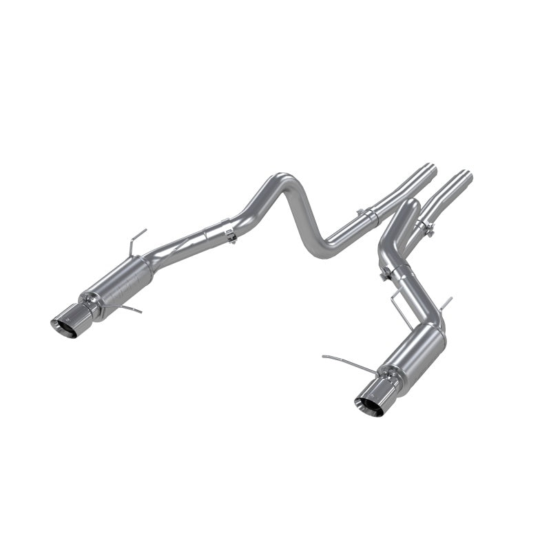 MBRP 11-14 Ford Mustang GT 5.0L Dual Split Rear Race Version AL 3in Cat Back Exhaust System-thumbmail-3