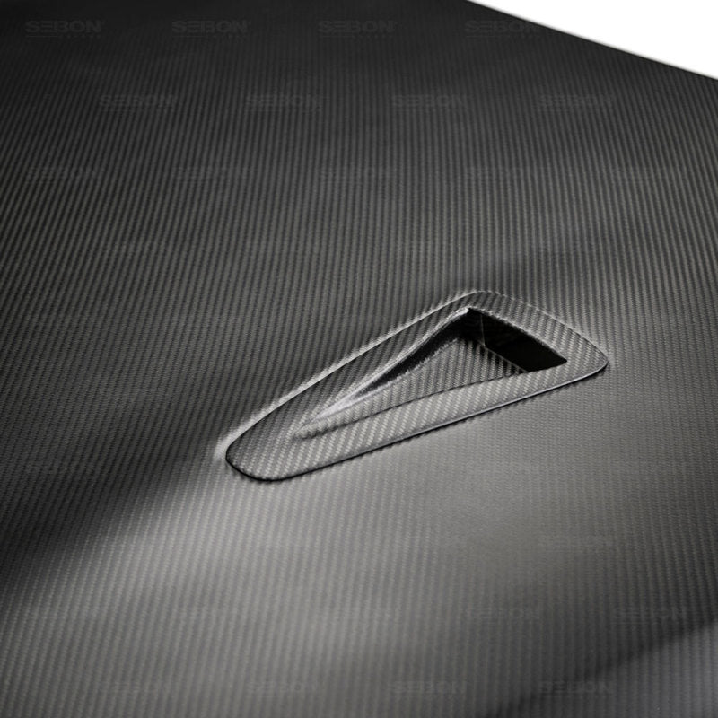 Seibon 09-10 Nissan Skyline R35 GT-R OEM-Dry Carbon Fiber Hood-thumbmail-5