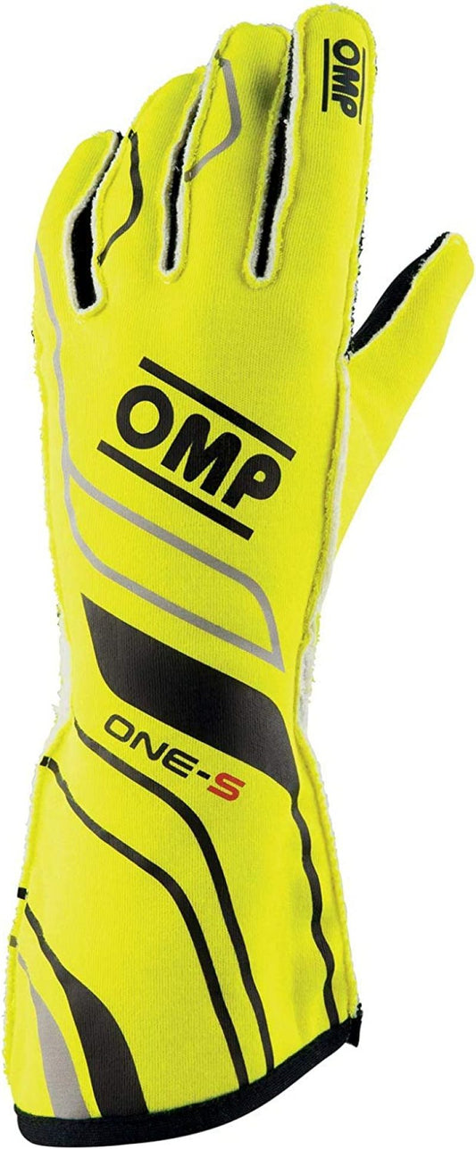 OMP One-S Gloves Fluorescent Yellow - Size Xs Fia 8556-2018