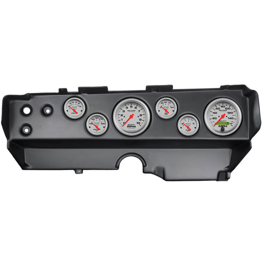 Autometer Ultra-Lite 70-74 E-Body/Cuda/Challenger Dash Kit 6pc Tach / MPH / Fuel / Oil / WTMP / Volt