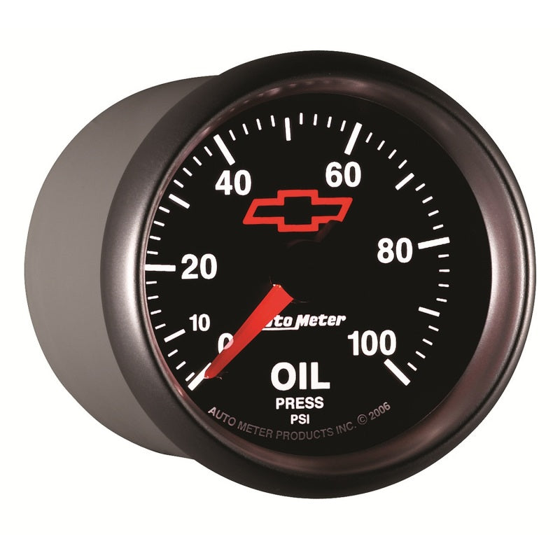 Autometer Sport-Comp II GM 52mm 0-100 PSI Mechanical Oil Pressure Gauge-thumbmail-5