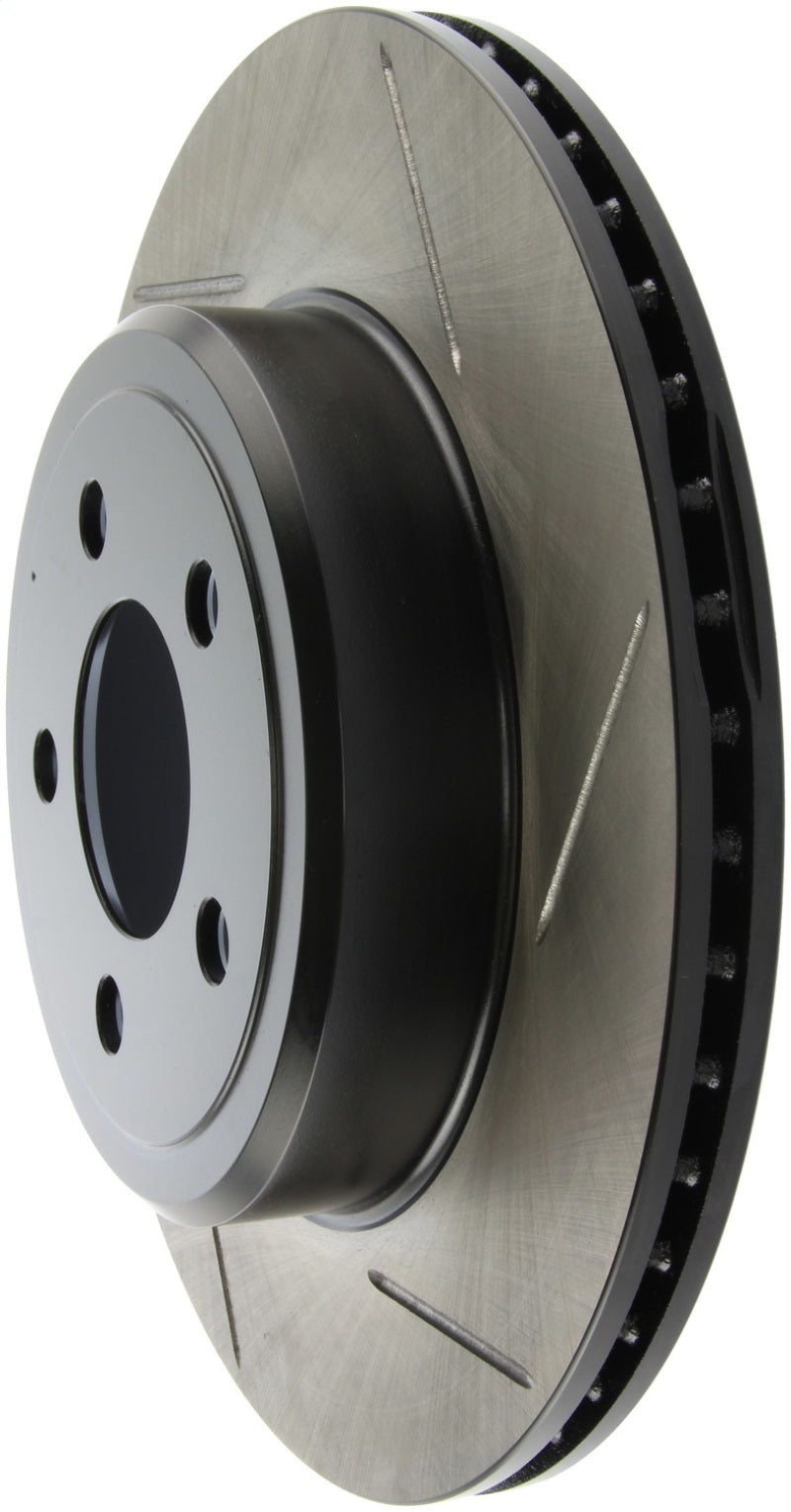 StopTech Power Slot 05 Chrysler 300C 5.7L V8 w/ Vented Rear Disc Rear Left SportStop Slotted Rotor-thumbmail-7