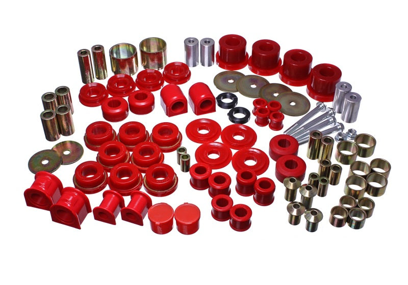 Energy Suspension 15-16 Ford Mustang Red Hyper-Flex Master Bushing Set-thumbmail-2