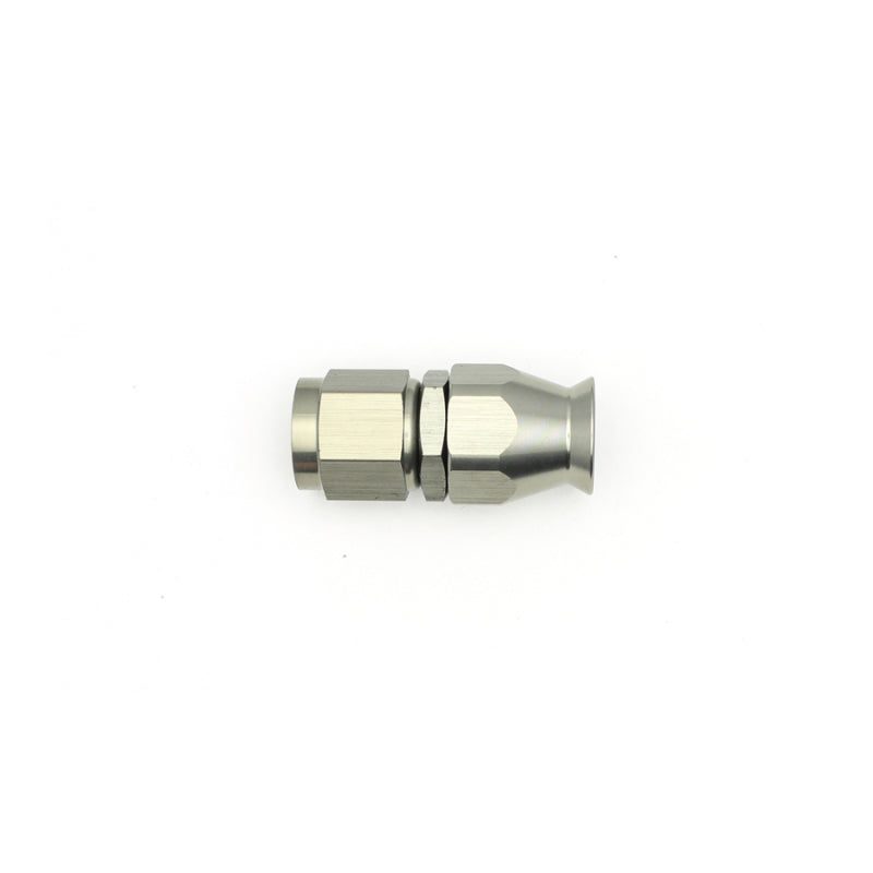 DeatschWerks 6AN Female Swivel Straight Hose End PTFE (Incl 1 Olive Insert) - Anodized Matte Black-thumbmail-2