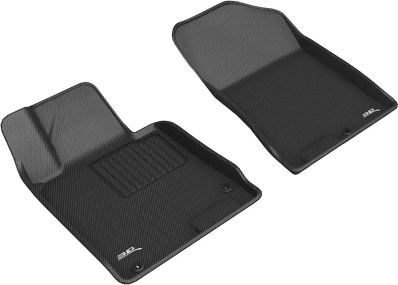 3D MAXpider 20-21 Hyundai Sonata / 2021 Kia K5 Kagu 1st Row Floormat - Black-thumbmail-1