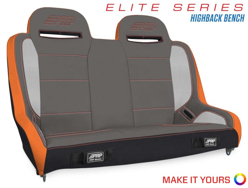 PRP Elite Series High Back Rear Suspension Bench Seat (40-53In.)-thumbmail-1