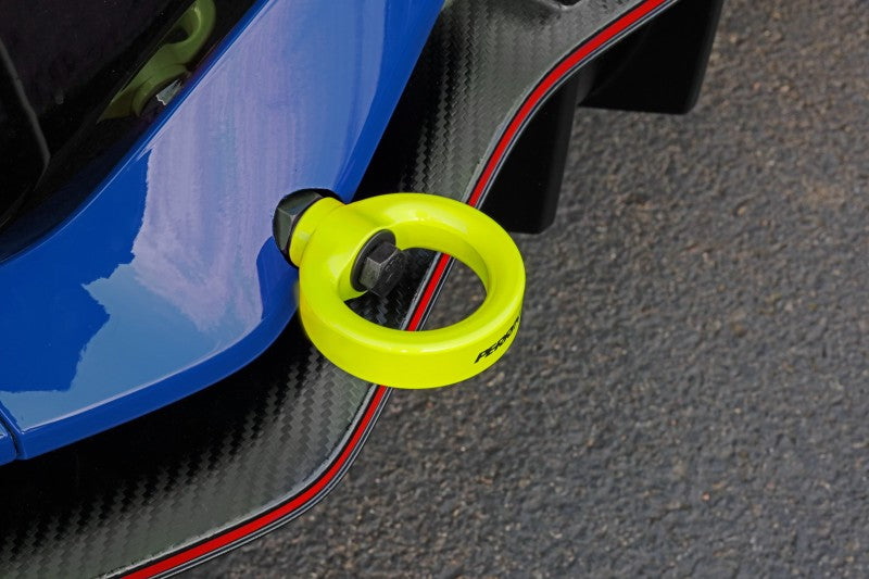 Perrin 10th Gen Civic SI/Type-R/Hatchback Tow Hook Kit (Rear) - Neon Yellow-thumbmail-10