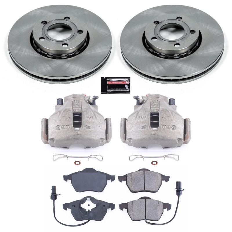 Power Stop 99-04 Audi A4 Front Autospecialty Brake Kit w/Calipers-thumbmail-1