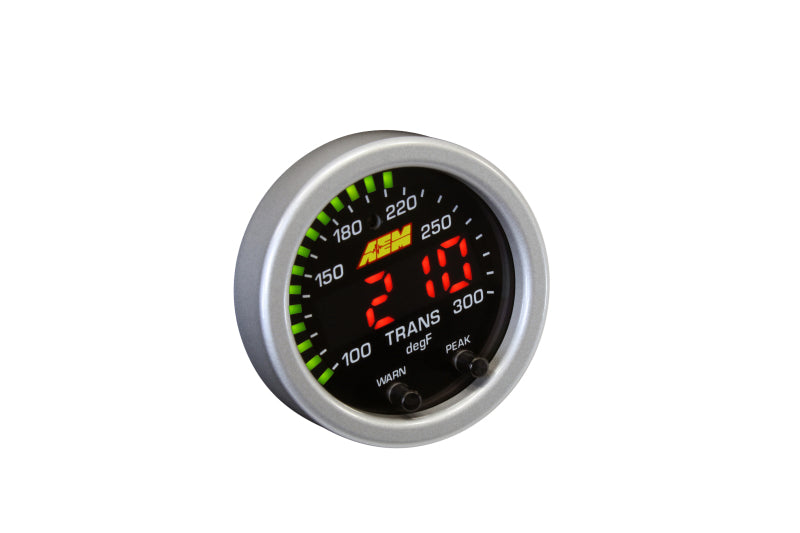 AEM X-Series Temperature 100-300F Gauge Kit (ONLY Black Bezel and Water Temp. Faceplate)-thumbmail-24