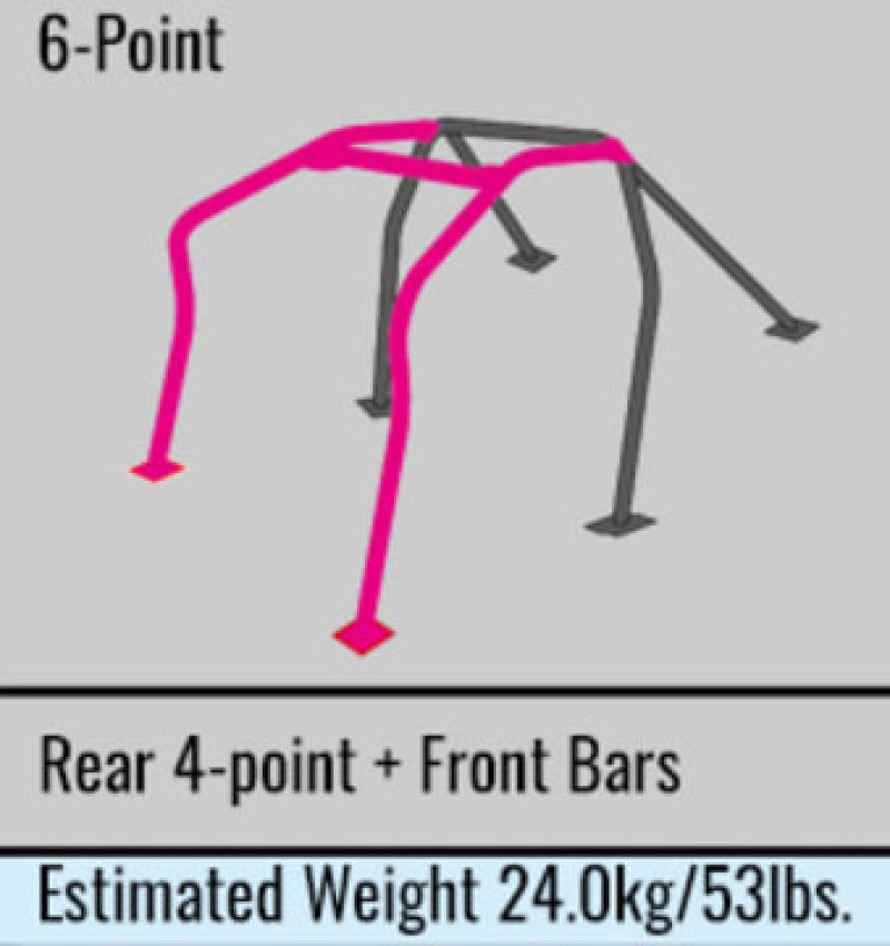 Cusco Chrmly 8P Through Dash Roll Cage Honda Civic EK9/4 (Excl sunroof models) (S/O / No Cancel)-thumbmail-1